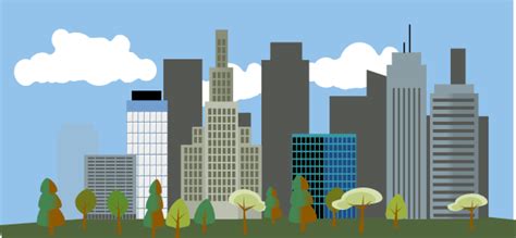 City Skyline Clip Art At Vector Clip Art Online Royalty