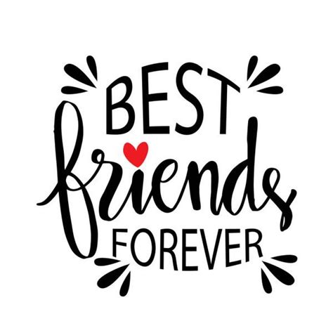 Best Friends Forever Lettering Motivation Poster San Valentin Para