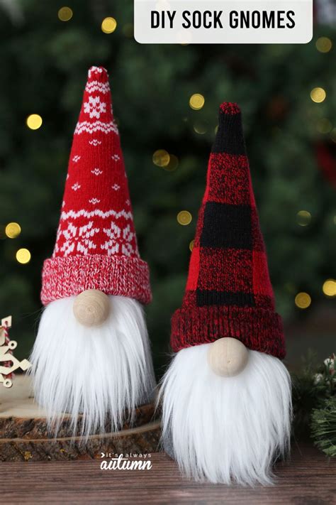 How To Make Sock Gnomes 5 Simple Steps Its Always Autumn Easy
