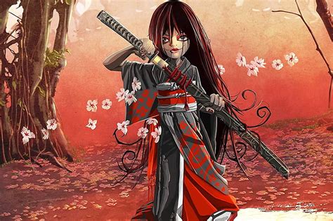 Hyakka Ryouran Samurai Girls Poster Anime Print Samurai Girls Artwork