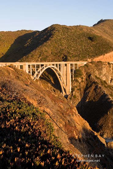 Photo Bixby Creek Bridge Big Sur California Usa