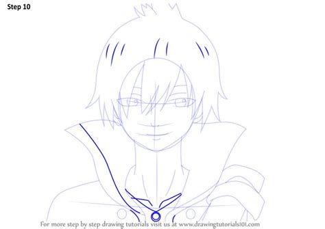 Learn How To Draw Zeref Dragneel From Fairy Tail Fairy Tail Step By