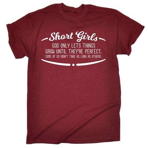 Short Girls Perfect T Shirt For Her Sister Mum Mom Tee Funny Birthday T 123t Ebay
