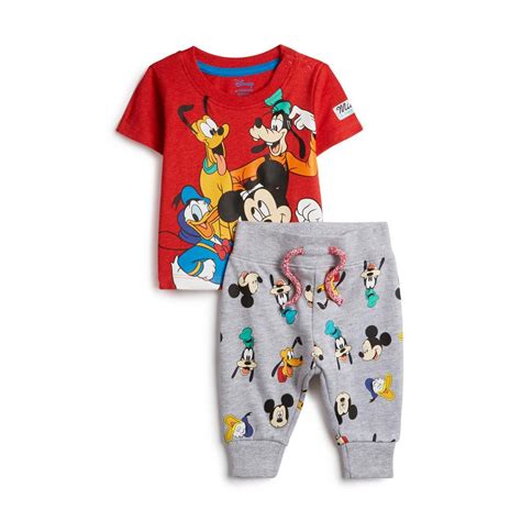 Baby Boy Mickey Mouse Outfit 2pc Baby Boy Baby Kids Categories