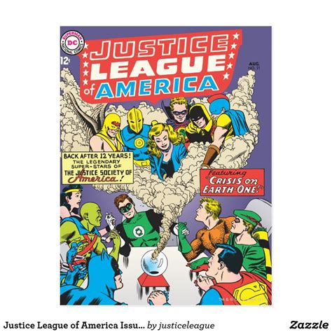 Justice League Of America Issue 21 Aug Postcard In 2021