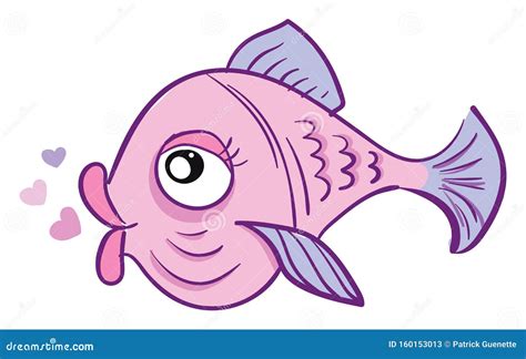 Love Fish Jump Vector Illustration 4099524