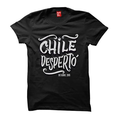 Palestino se enfrentan este sábado en el partido por la fecha 10 del campeonato nacional de chile desde el estadio munic. Polera de Chile Despertó 18Oct | Golden Store Chile