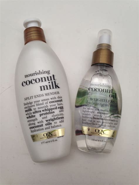 A coconut milk hair mask is one of the best ways to achieve thick and soft hair. Ashley Sue Makeup.: Organix Coconut Milk and Coconut Oil ...