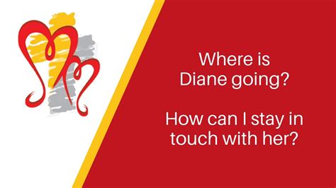 Where Is Diane Going Youtube