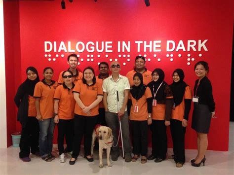Dialogue in the dark (dialog in the dark in american promotional materials) is an awareness raising exhibition and franchise, as well as a social business. Opening Hours - Picture of Dialogue in the Dark, Malaysia ...