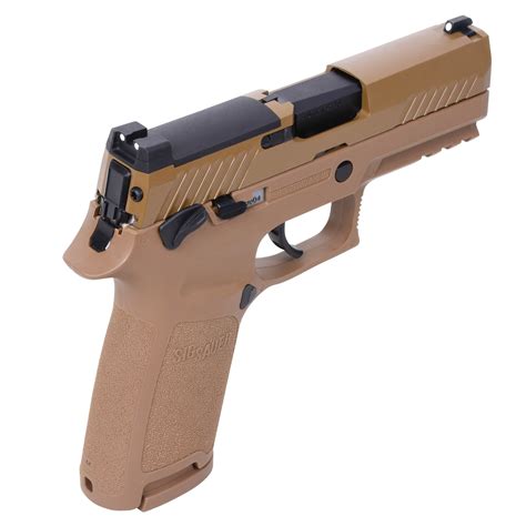 Purchase The Sig Sauer Airsoft Pistol P320 M18 Gbb Tan By Asmc