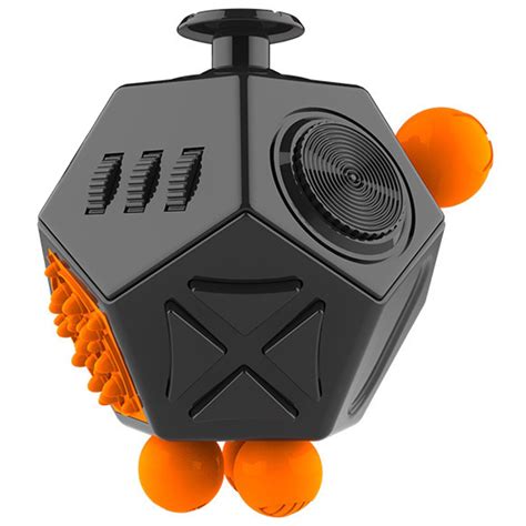Mega Fidget Cube Anti Stress And Anxiety Reliever Black