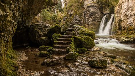 Amazon advertising find, attract, and Tine de Conflens waterfall PS4 Wallpaper - PS4Wallpapers.com