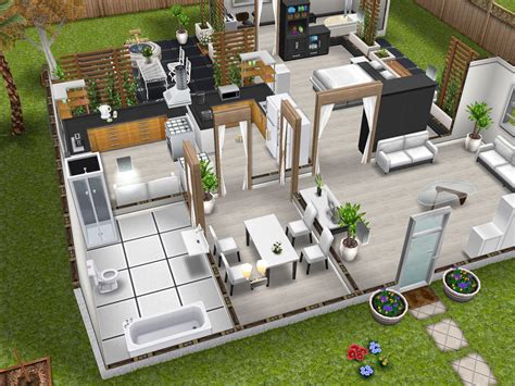 Modern House Design For Sims Freeplay