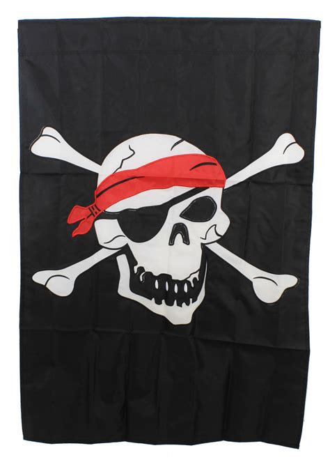 nautical tropical ts and decor 40″ all weather pirate large flag
