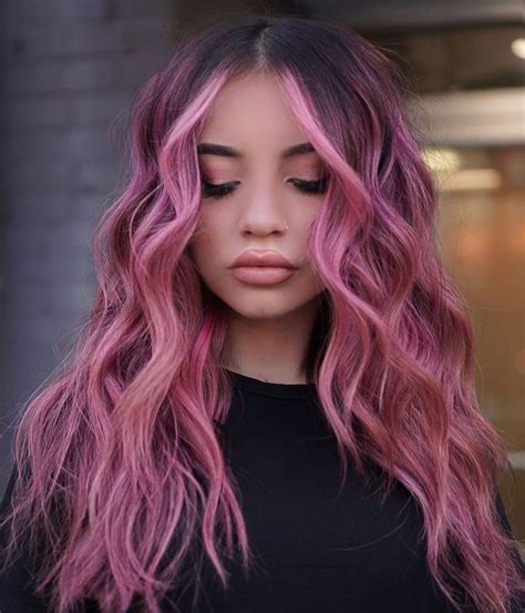 On Instagram “beautiful Pink Balayage Created By