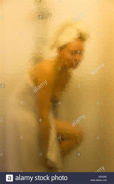 Woman And Shower And Steam Stock Photos Woman And Shower And Steam
