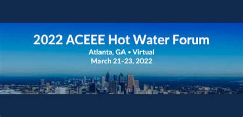 Partner Event Aceee 2022 Hot Water Forum New Buildings Institute