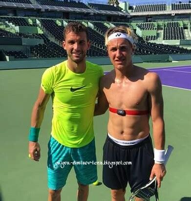 This is casper ruud's official facebook page. grigor-dimitrov