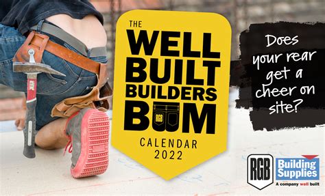 Builders Bums Needed For Charity Calendar
