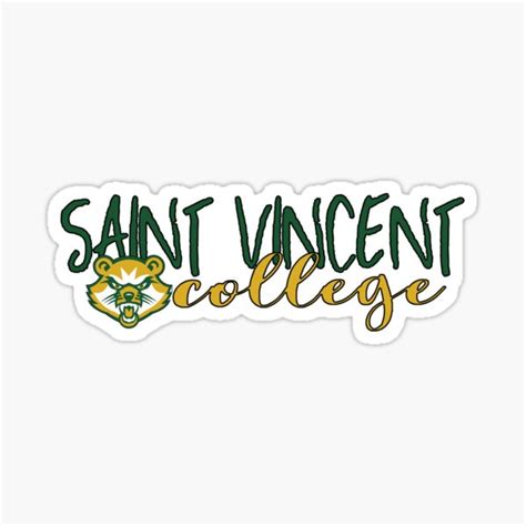 Saint Vincent College Sticker For Sale By Vmpdoodles Redbubble