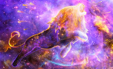 1893x1313 Resolution Colorful Lion Spirit In Space Nebula 1893x1313