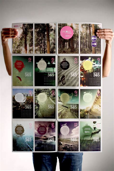 55 Cool And Creative Calendar Design Ideas For 2020 Bashooka In 2020
