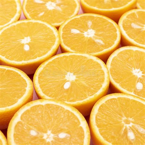 Orange Juicy Oranges Are Divided In Half Stock Image Image Of Health