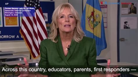 I know how hard it is, i. Jill Biden: Teacher and Political Wife