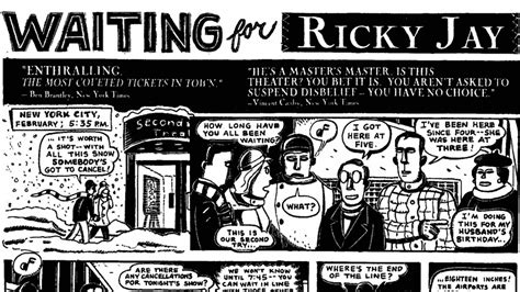 Ricky Jay Deceptive Practice Comic Waiting For Ricky Jay By Peter
