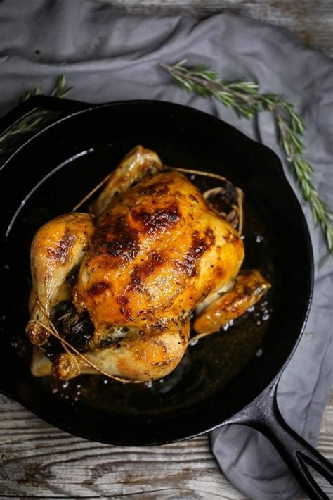 Cook garlic in butter mixture 1 to 2 minutes, stirring frequently. Perfect Roast Chicken - What Should I Make For...
