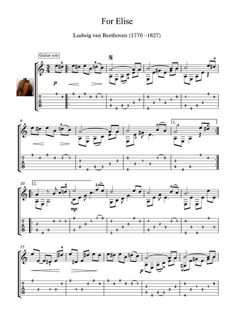 Also keep an eye on my sheet music page as i'm currently making get the free pdf beginner method: for-elise-guitar-solo-sheet-music-beethoven