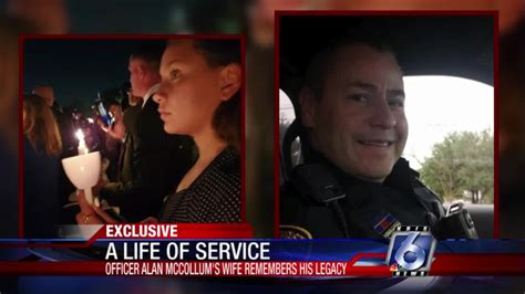 Officers Widow Speaks After Death Of Husband