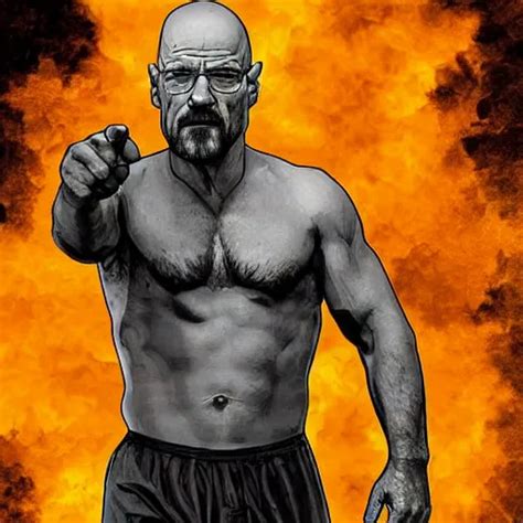 Buff Walter White Walking Out Of An Explosion Stable Diffusion Openart