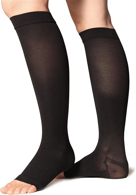 Md Knee High Compression Socks 23 32mmhg Open Toe Medical Support