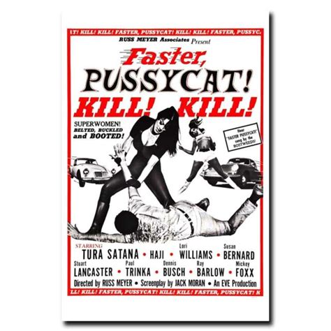 Faster Pussycat Kill Kill 12x1824x36inch 1965 Classic Movie Silk Poster Ebay