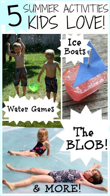 Water Activities For Kids Summer Activities For Kids Summer Fun For