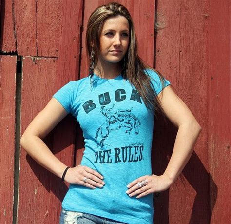 Cowgirl Style Tee Blue Buck The Rules Cowgirl Burnout Western T Shirt