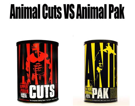 Animal Cuts Vs Animal Pak
