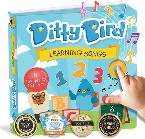 Ditty Bird Musical Books For Toddlers Fun Childrens