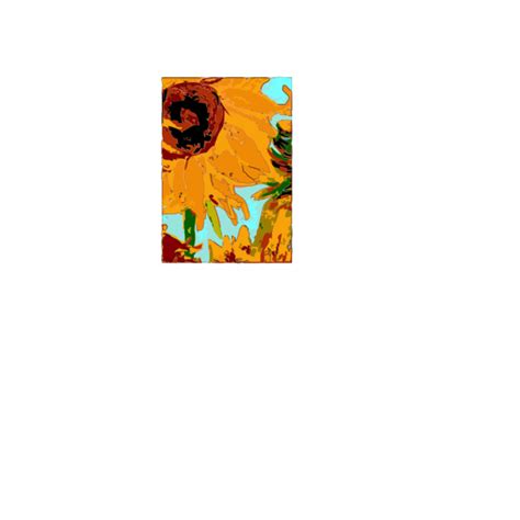 Van Gogh Sun Flower Png Svg Clip Art For Web Download Clip Art Png