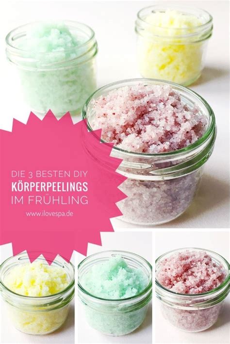 3 Frühlingshafte Körperpeeling Rezepte Körperpeeling Selber Machen Rezepte Und Kosmetik