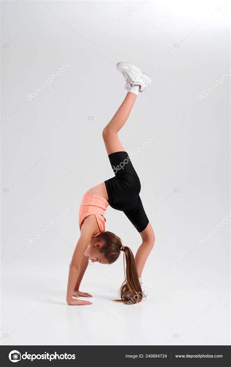 Energize Your Life Flexible Cute Little Girl Child Bending Over