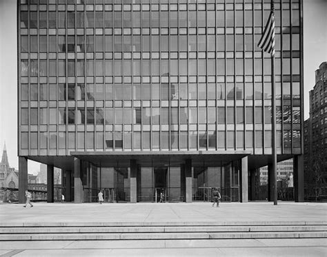 Seagram Building 1954 1958 Mies Van Der Rohe Modern Architecture