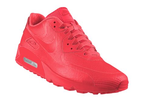 Nike Air Max 90 Hyperfuse Id Solar Red Sneakers Actus