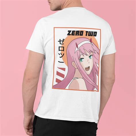 Zero Two Shirt Darling In The Franxx T Shirt Anime Tee T Etsy
