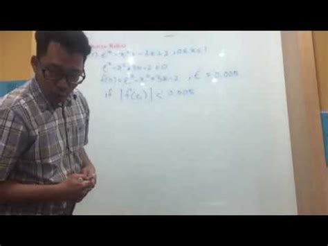 Using this website you can complete a world recognized bachelor degree for free of charge. Exercise 1.2 Bisection Method (Part 1 of 2) | Kaedah ...