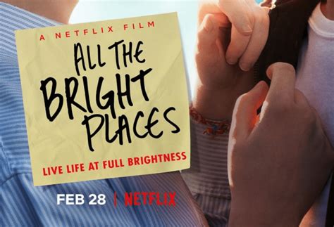 The ice master, ada blackjack, and the aqua net diaries, a. Netflix Releases Key Art For 'All The Bright Places ...