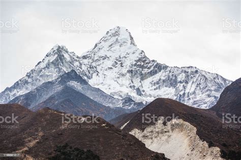 Ama Dablam Mount Nepal Sagarmatha National Park Stock Photo Download