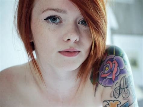 Red Hair Tattoo Suicide Girl Lass Seeing Red Pinterest Hair